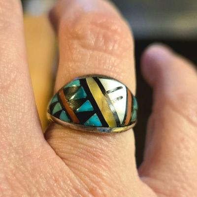 Turquoise and Silver ring
