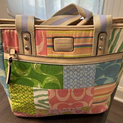Coach bag bright