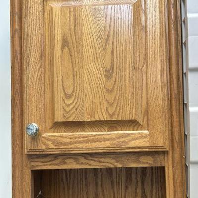 Wood cabinet medicine chest