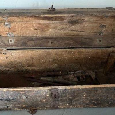 Rustic trunk lid open