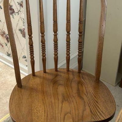 Oak dining chair