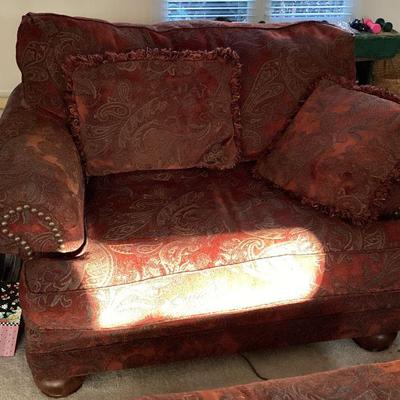 Overstuffed chair
