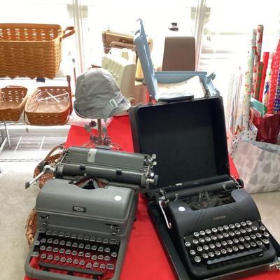 Vintage typewriters