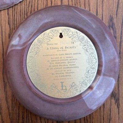 A thing of beauty decorative plate