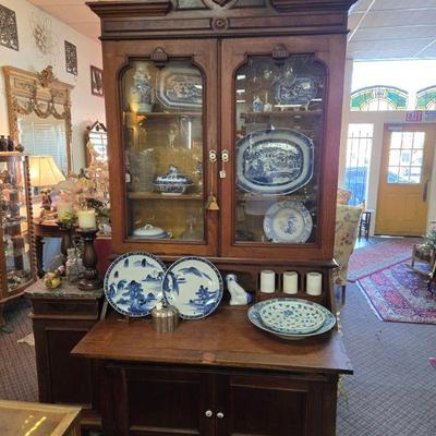 Victorian Secretary hutch