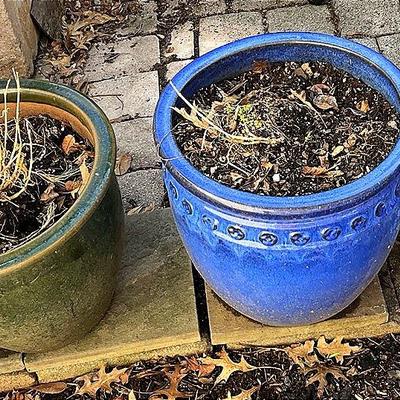 Assorted Ceramic  / Metal Planters