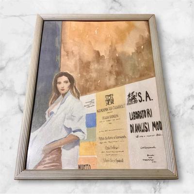 Italian Corsican Watercolor Ad 