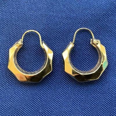 14k Gold Hoop Earrings (1.8 Grams)