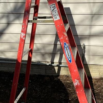 Werner 6ft Fiberglass A-Frame Ladder