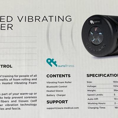 AURA fitness Heated Vibrating Foam Roller (2 Of 2)