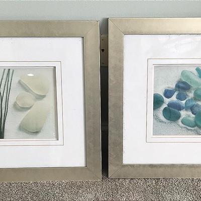Two Zen Framed Prints 22” X 22”