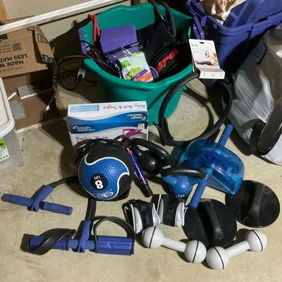 Assorted Fitness Items