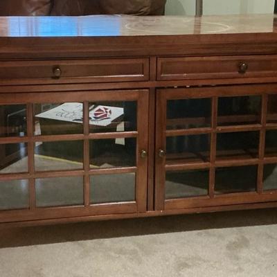 Mahogany Finish Tv & Media Cabinet