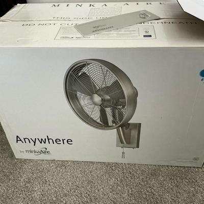 Anywhere Fan By Minks-Aire In Matte Black 