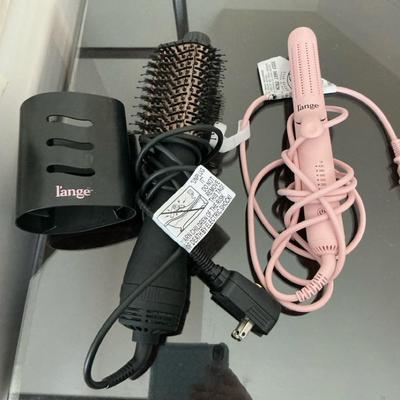 Lange Hair Tools Flat Iron And Blow dry Brush 