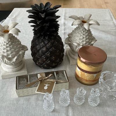 Pineapple Candle Lot incl. Williams Sonoma