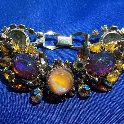 Costume Vintage Aurora Borealis Bracelet