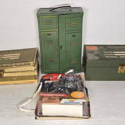 #14080 • G.I. Joe Figures, Boxes & Empty Case
