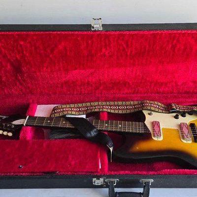 #13548 • Harmony Electric Guitar & Case
