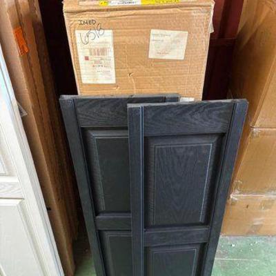 #6518 • (9) NEW!!! Boxes of Plastic Shutters
