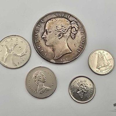 #1708 • Canada and Great Britain Currency
