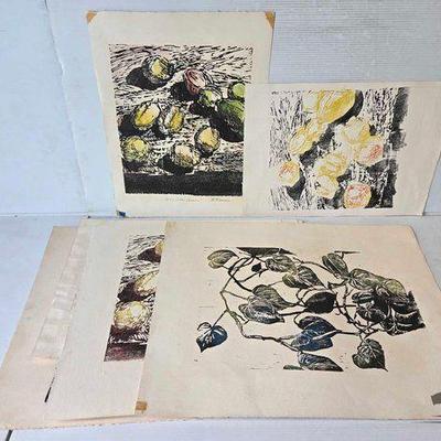 #3158 • (9) William Firschein Artwork Peices
