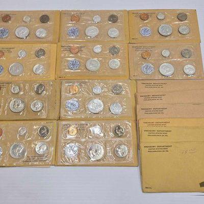 #1506 • (16) 1957-1964 U.S. Proof Sets
