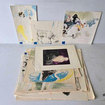 #3142 • (29) William Firschein Paintings & Drawings
