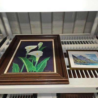 #7600 • Flower Painting & Landscape Painting
