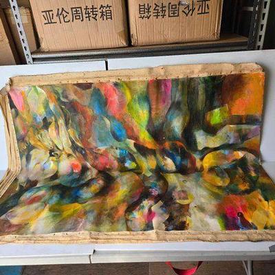 #3116 • Large William Firschein Painting

