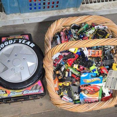 #13602 • Over (100) Die Cast Cars & Storage Case
