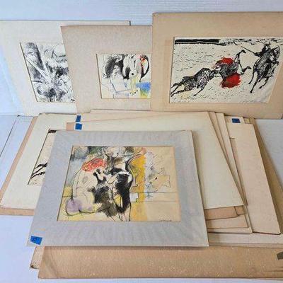 #3152 • (22) William Firschein Paintings & Drawings
