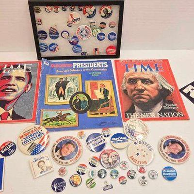 #1914 • Presidential Pins, Stickers & More
