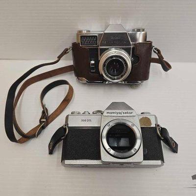 #1800 • Kodak Retina Reflex III and Mamiya/Sekor 500 DTL Cameras
