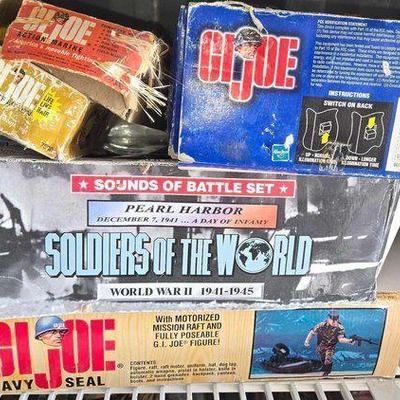 #13666 • (5) G.I. Joe Figures & Playsets
