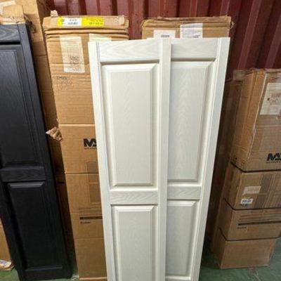 #6516 • (16) NEW!!! Boxes of Plastic Shutters
