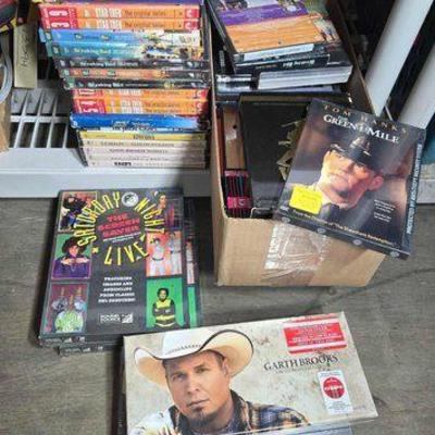 #13596 • Over (40) DVD's, VHS & CD's
