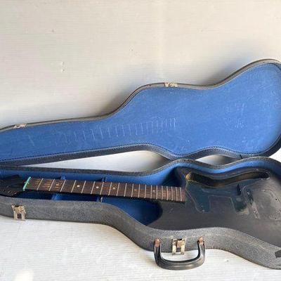 #13514 • Silvertone Guitar & Case
