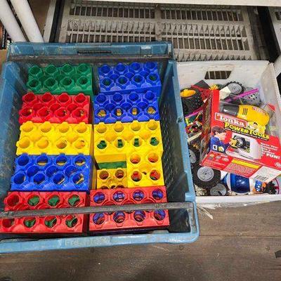 #13608 • Jumbo Building Blocks, Tonka Power Tools & More
