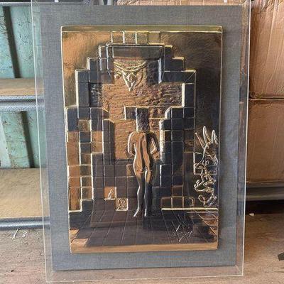 #3100 • Salvador Dali Lincoln in Dalvision Bronze Sculpture
