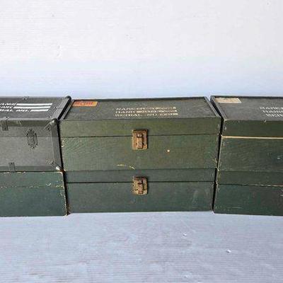 #13710 • (6) G.I. Joe Footlockers
