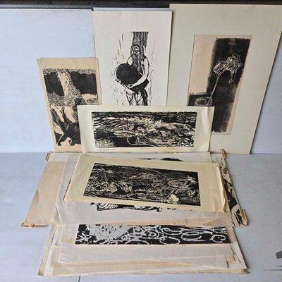 #3132 • (17) William Firschein Peices of Artwork
