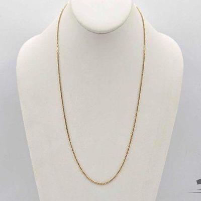#724 • 14k Gold Necklace, 9.58g
