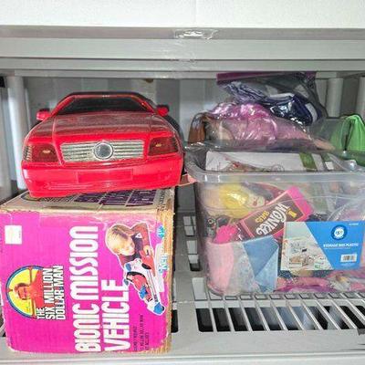 #14358 • Bionic Misson Vehicle, Red Toy Car & More
