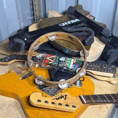 #13106 • Guitar Parts, Tambourine & More
