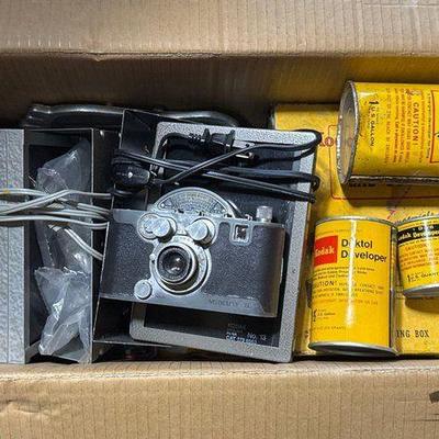 #13080 • Kodak Camera, Kodak Developer & More
