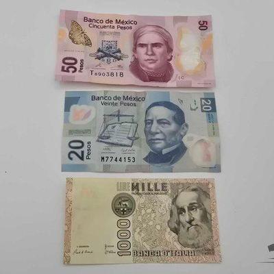 #1704 • Mexico & Italy Foreign Currency
