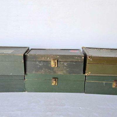 #13714 • (6) G.I. Joe Footlockers
