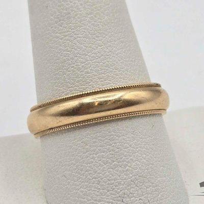 #734 • 14k Gold Band, 6.18g
