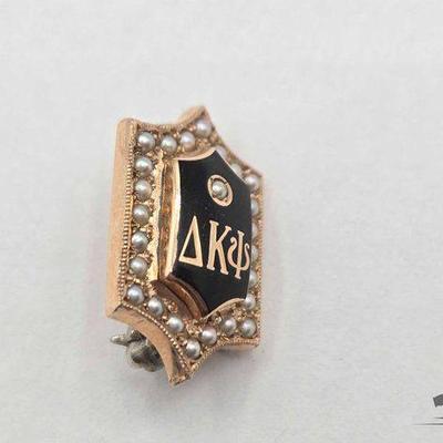 #810 • 10k Gold Sorority Pin, 3.92g
